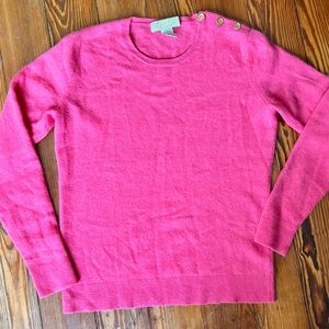 Hot pink cashmere sweater